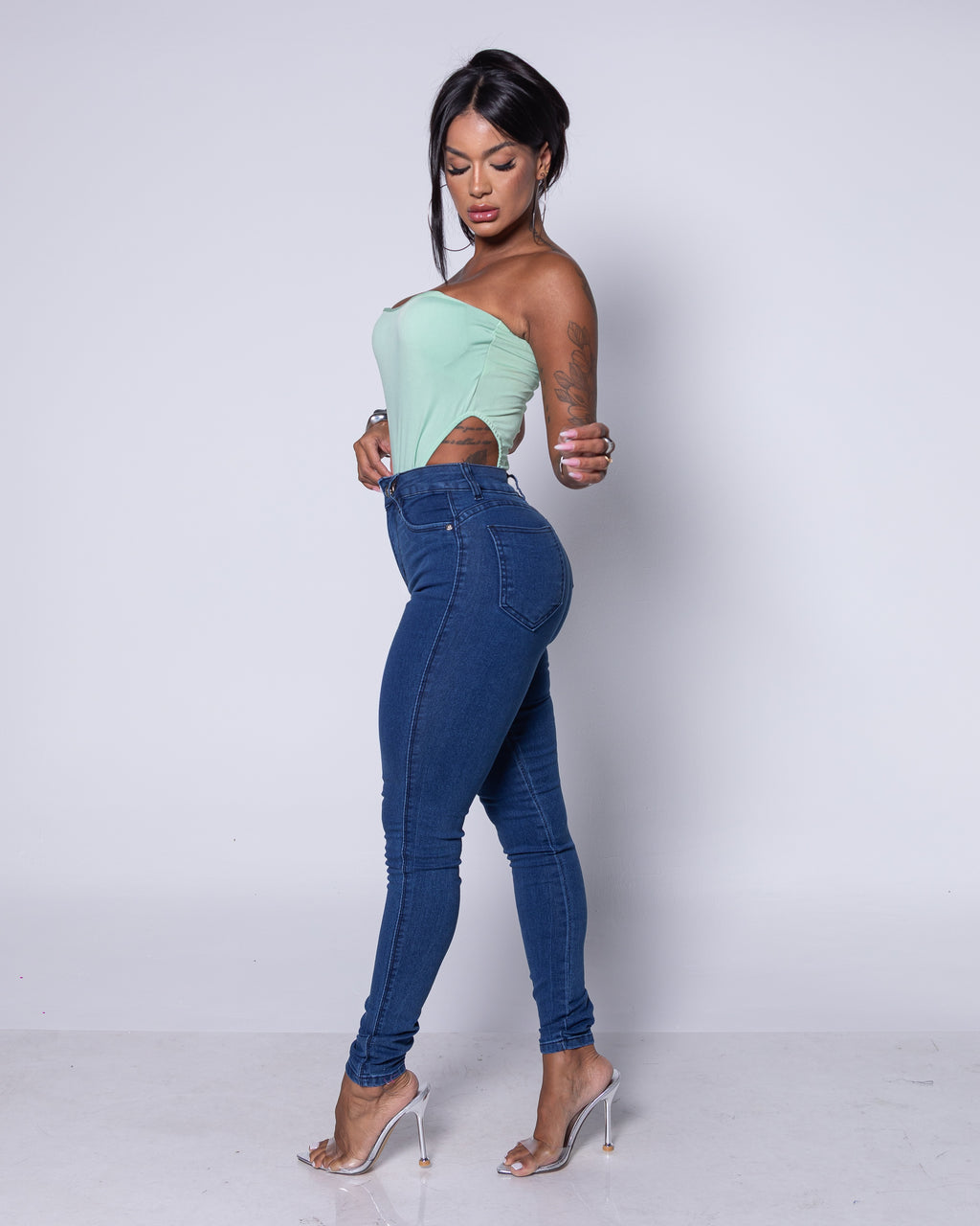 Calça Skinny Lycra Lari