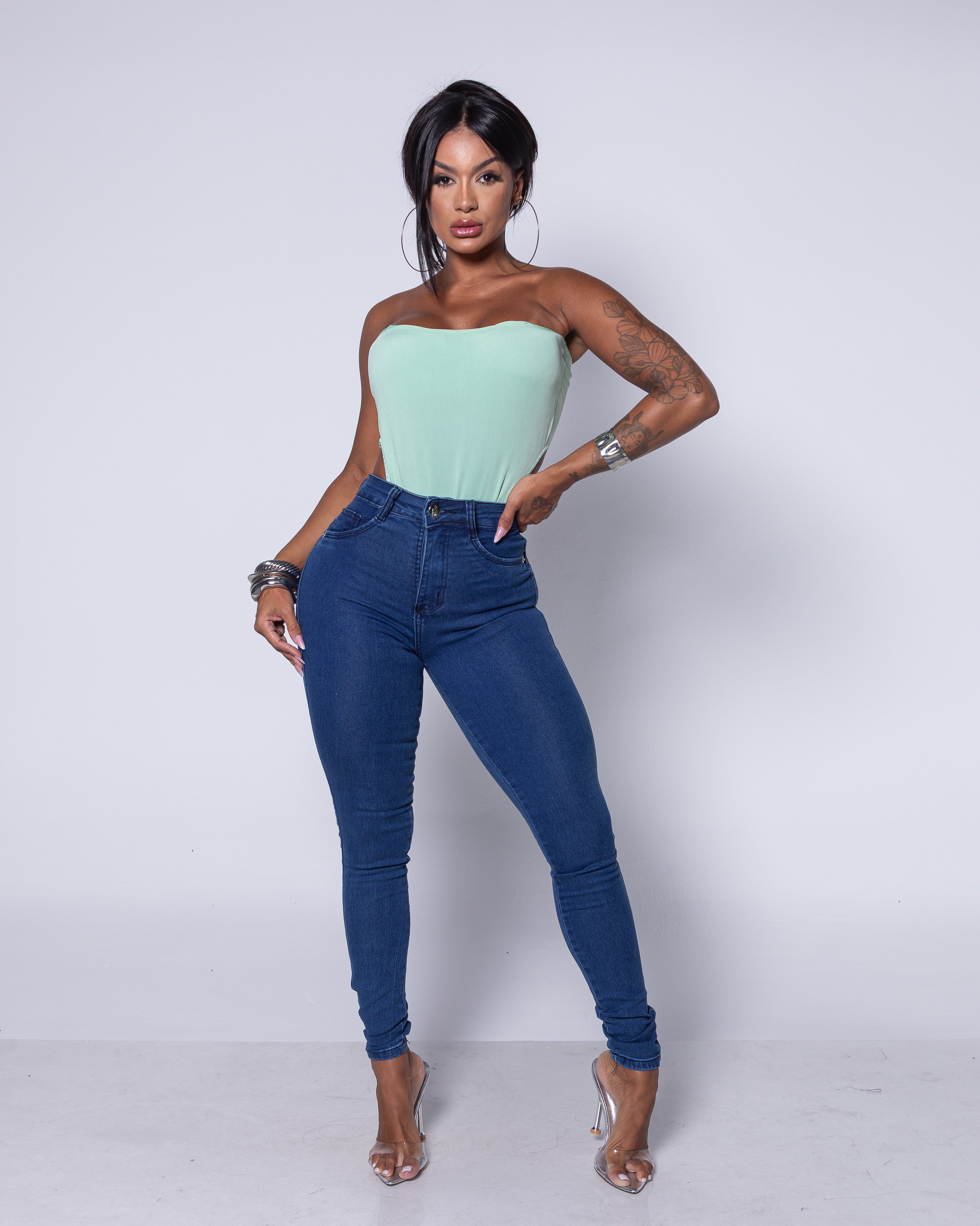 Calça Skinny Lycra Lari