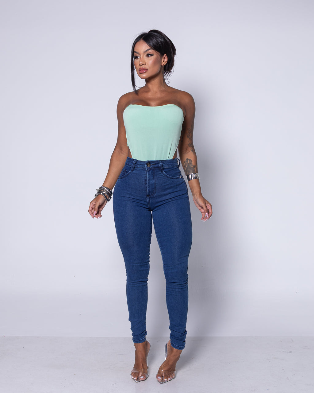 Calça Skinny Lycra Lari