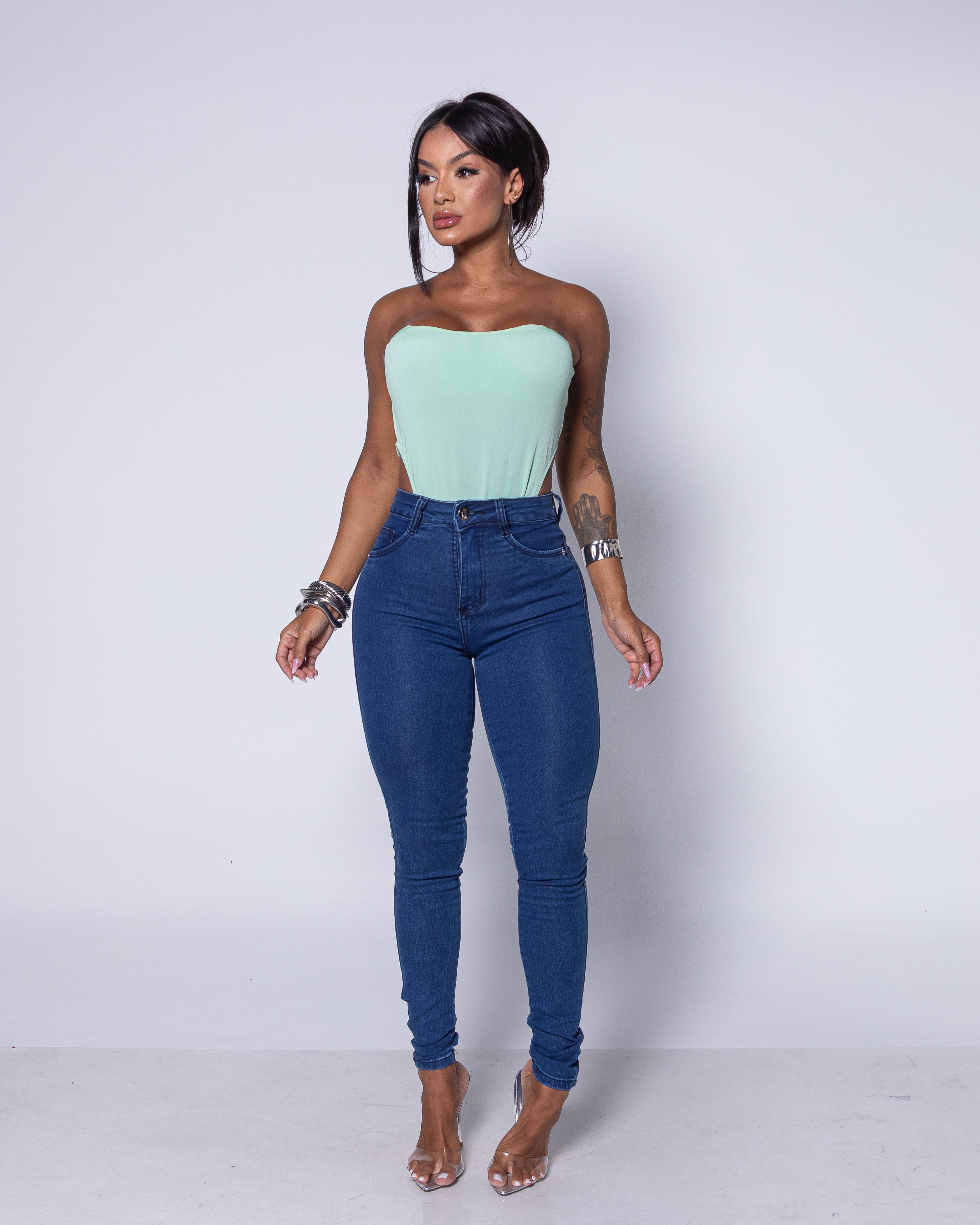 Calça Skinny Lycra Lari