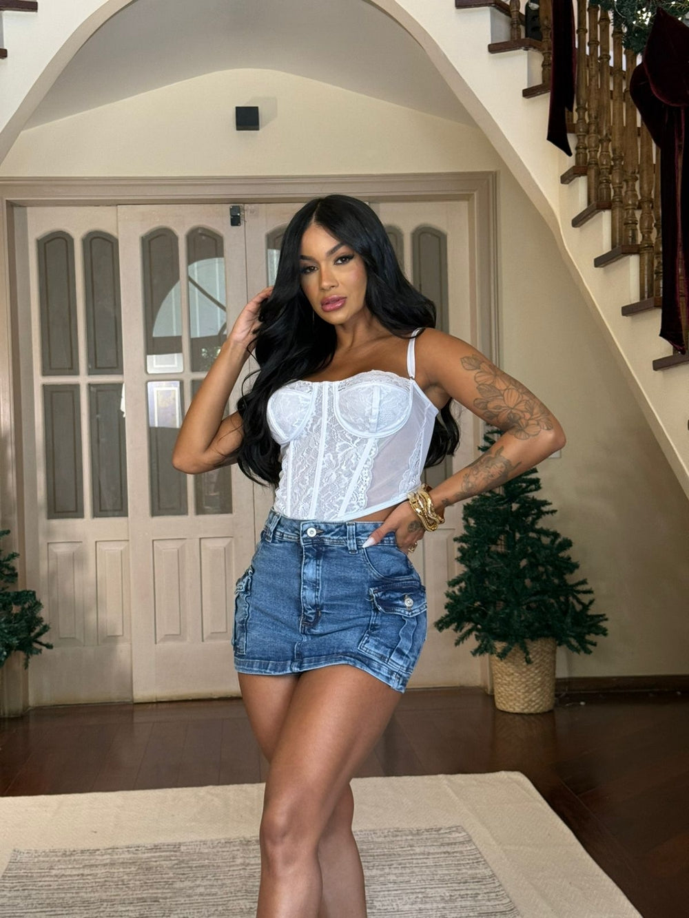 Short Saia Lycra Tina