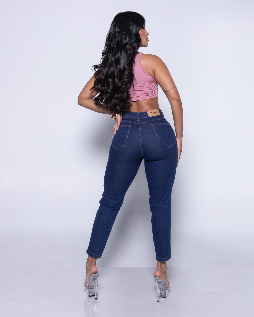 Calça Mom Double Jeans Odete
 STONE