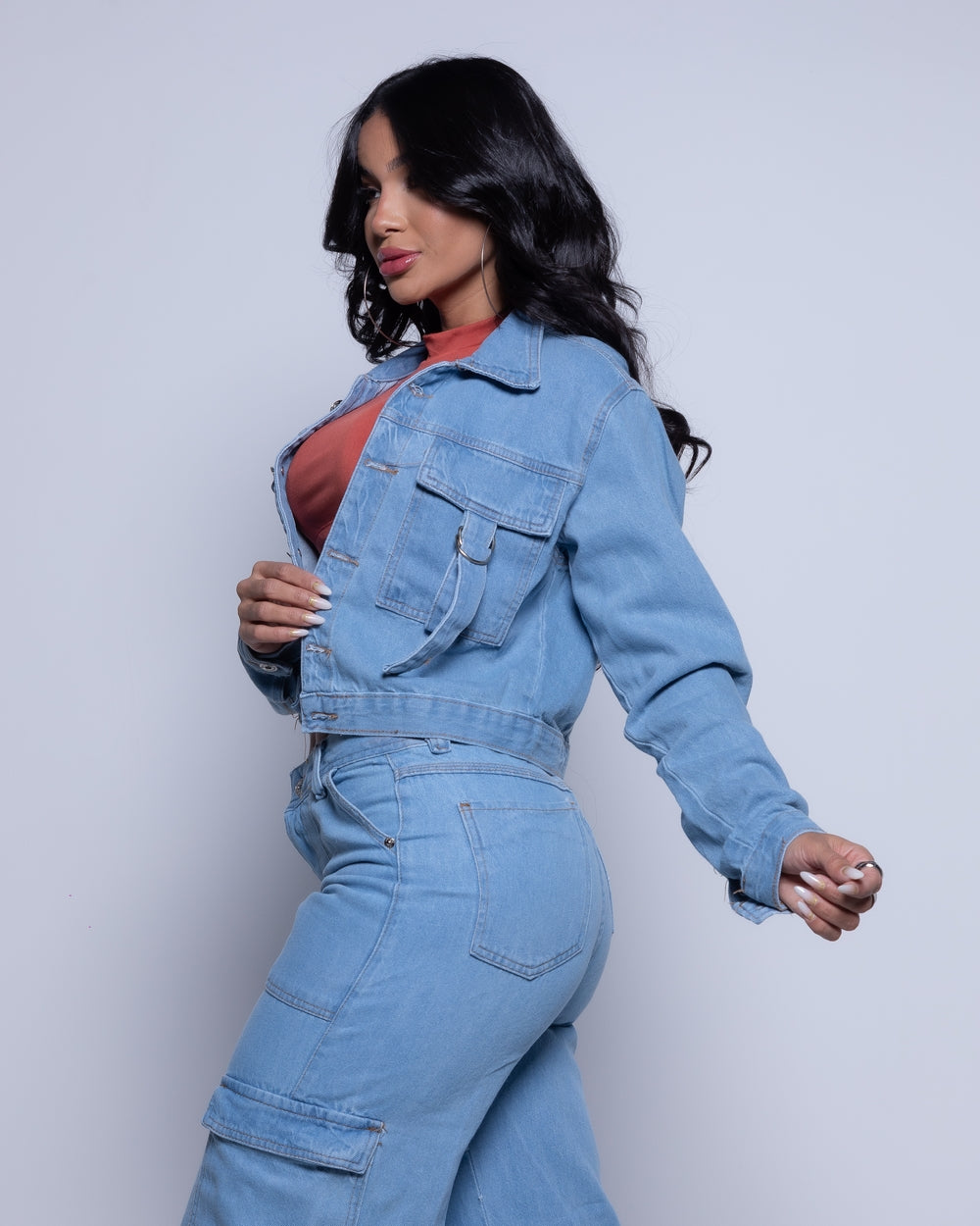 Jaqueta Sandy 100% Jeans
 MARMORIZADO