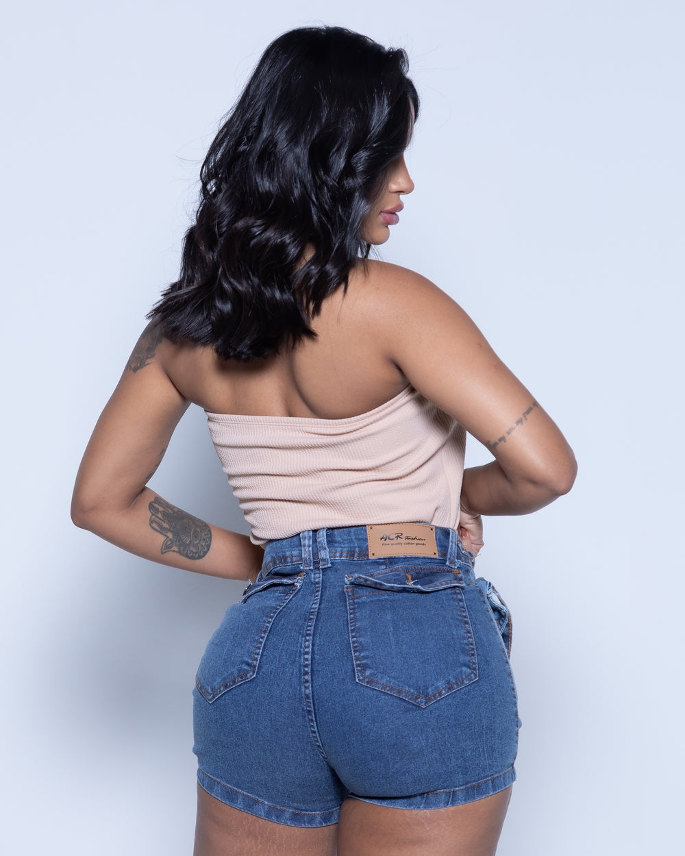 Short Double Jeans Grazy MARMORIZADO