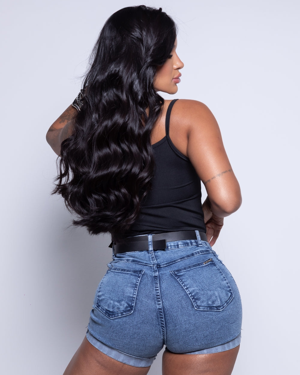 Short Double Jeans Michele MARMORIZADO