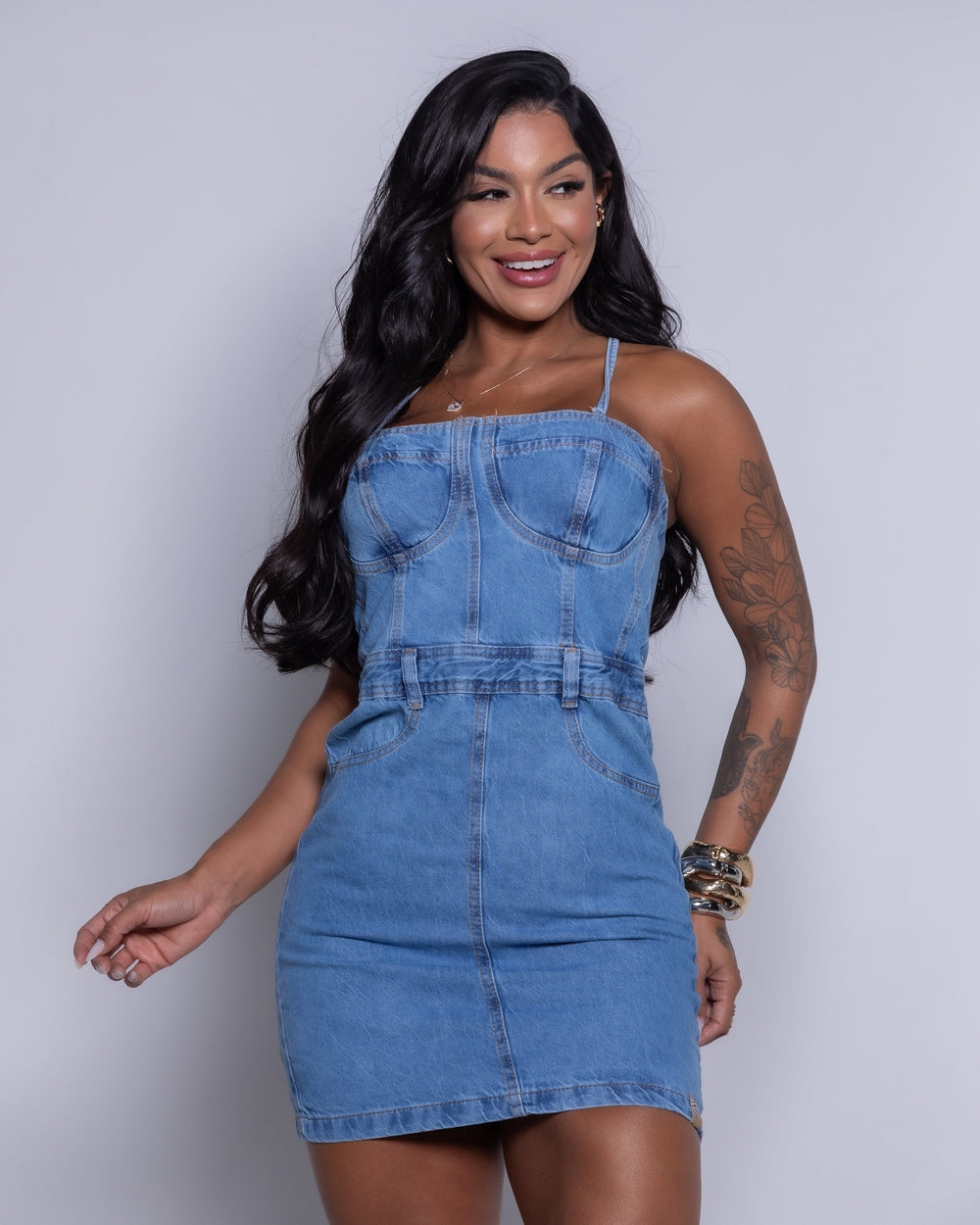Vestido Jeans 100% Aurora DELAVE