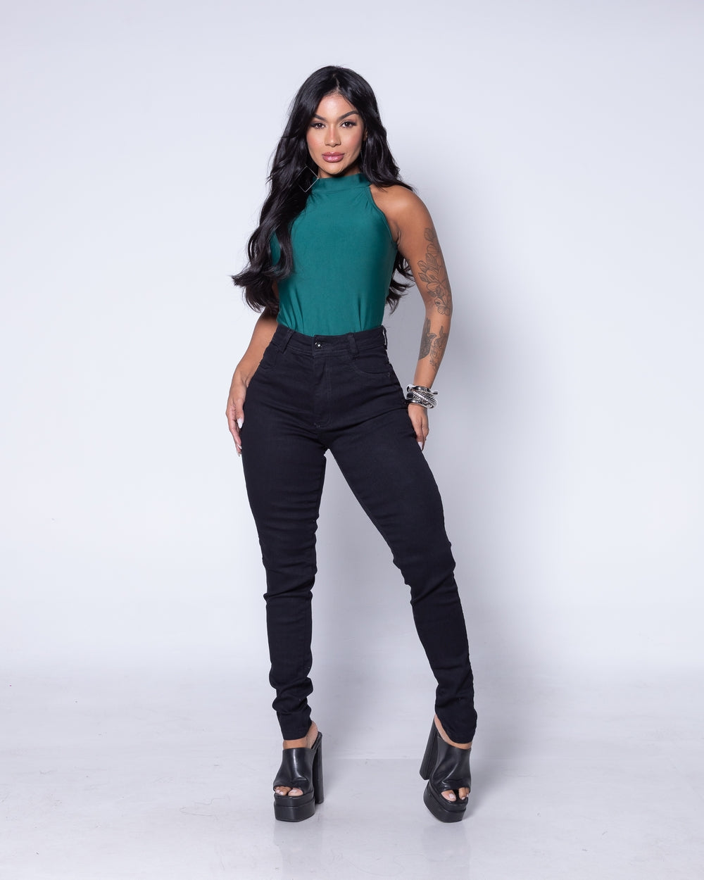 Calça Skinny Lycra Juvena
 PRETO