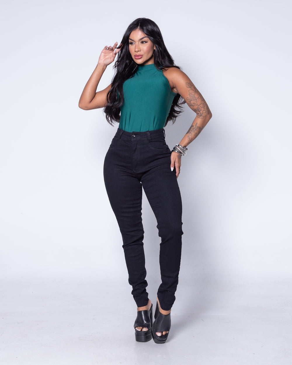 Calça Skinny Lycra Juvena
 PRETO