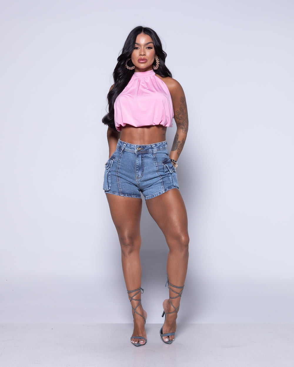 Short Cargo Lycra Isadora