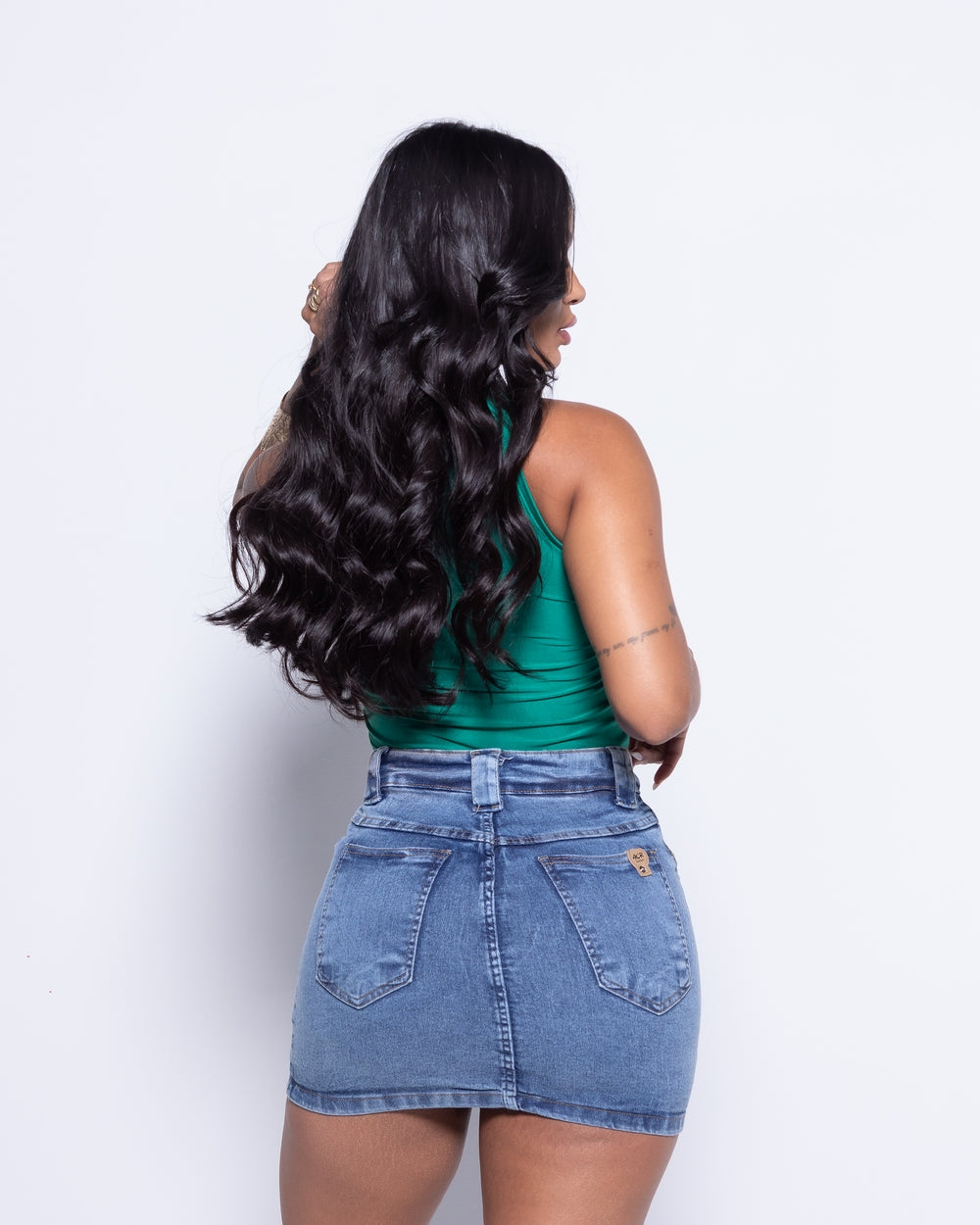 Short Saia Double Jeans Ellen