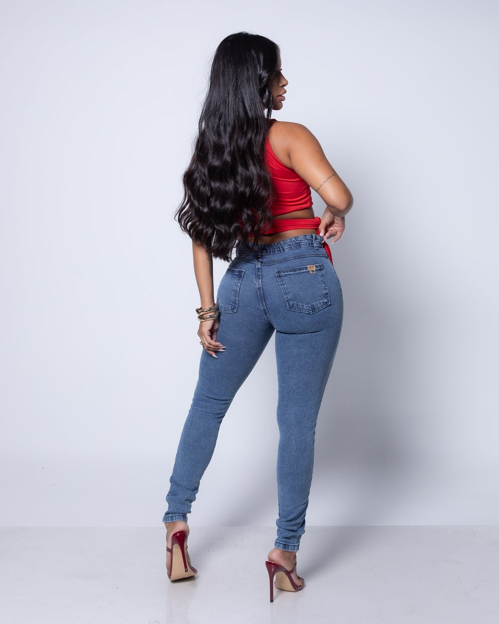 Calça Skinny Lycra Janice