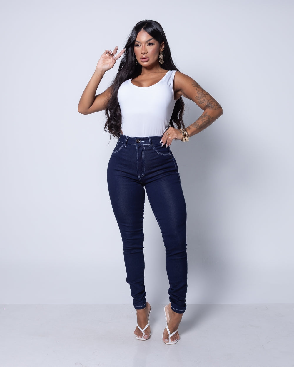 Calça Skinny Lycra Luna