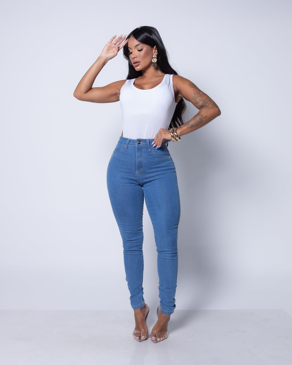 Calça Skinny Lycra Mel