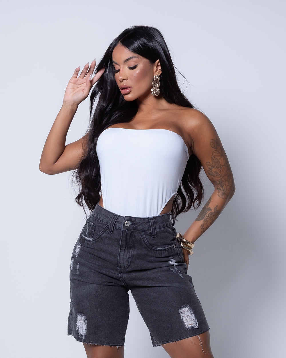 Bermuda Mom Jeans 100% Ana Maria