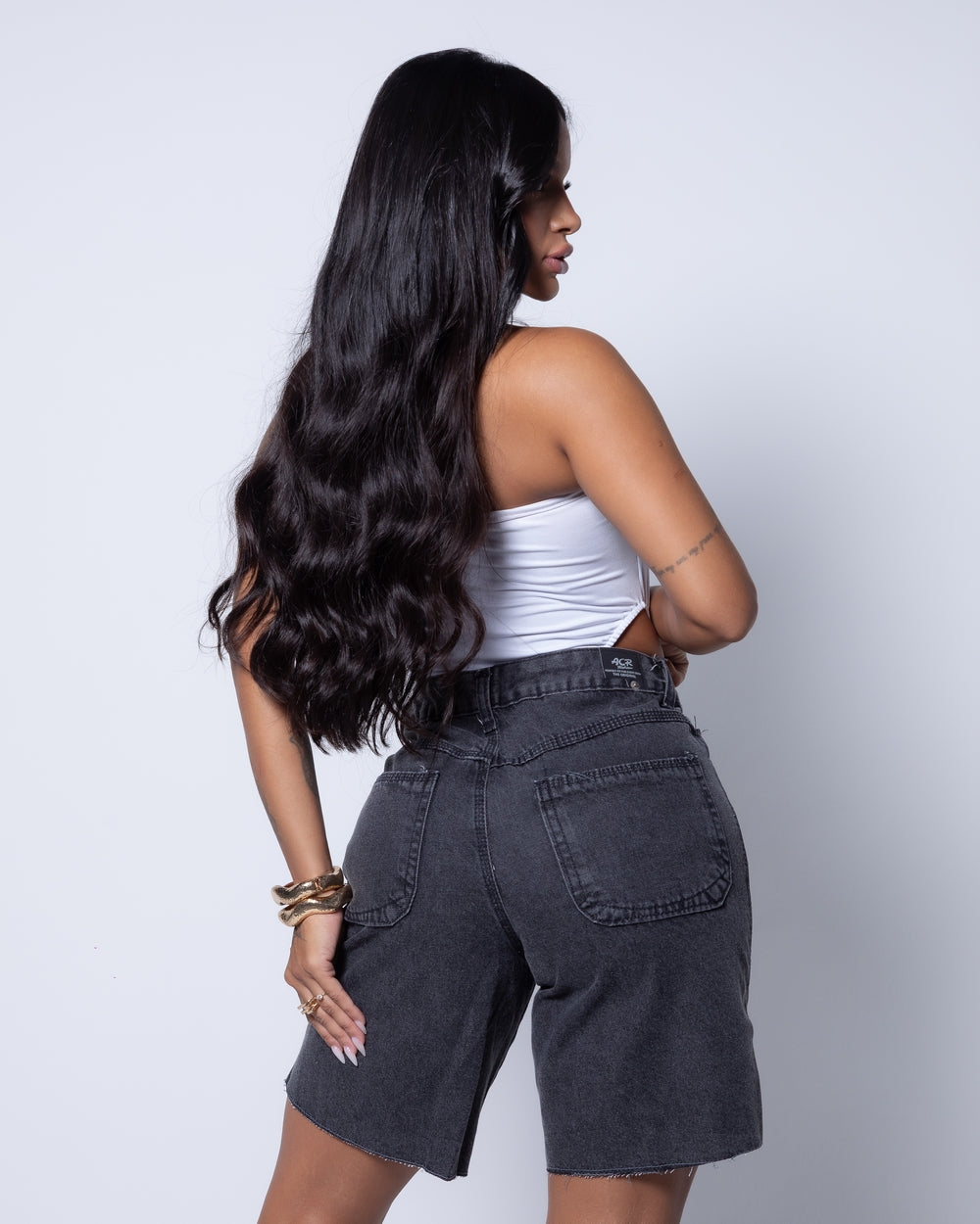Bermuda Mom Jeans 100% Ana Maria