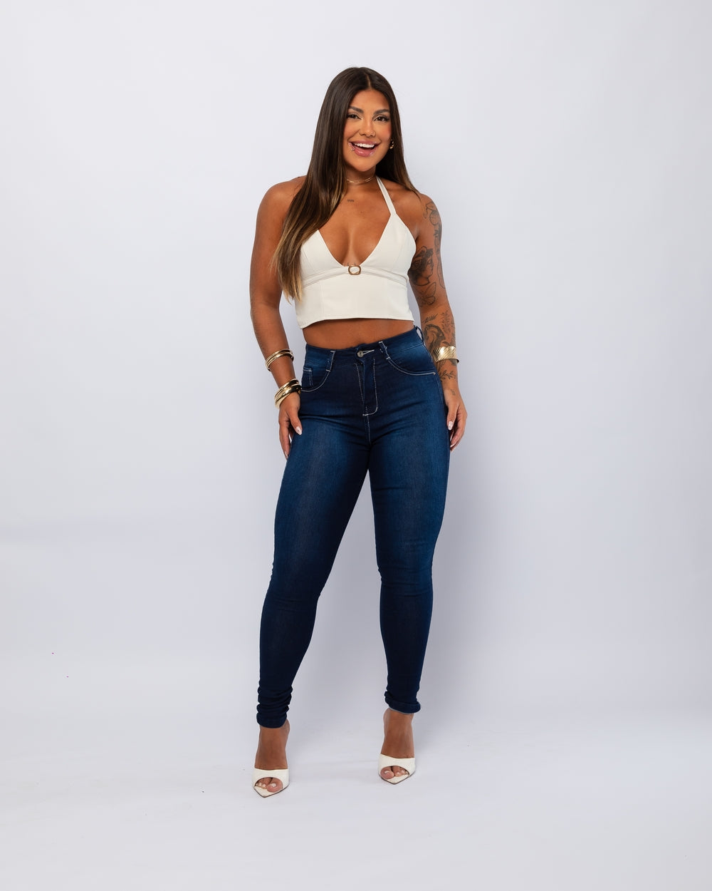 Calça Skinny Lycra Junia