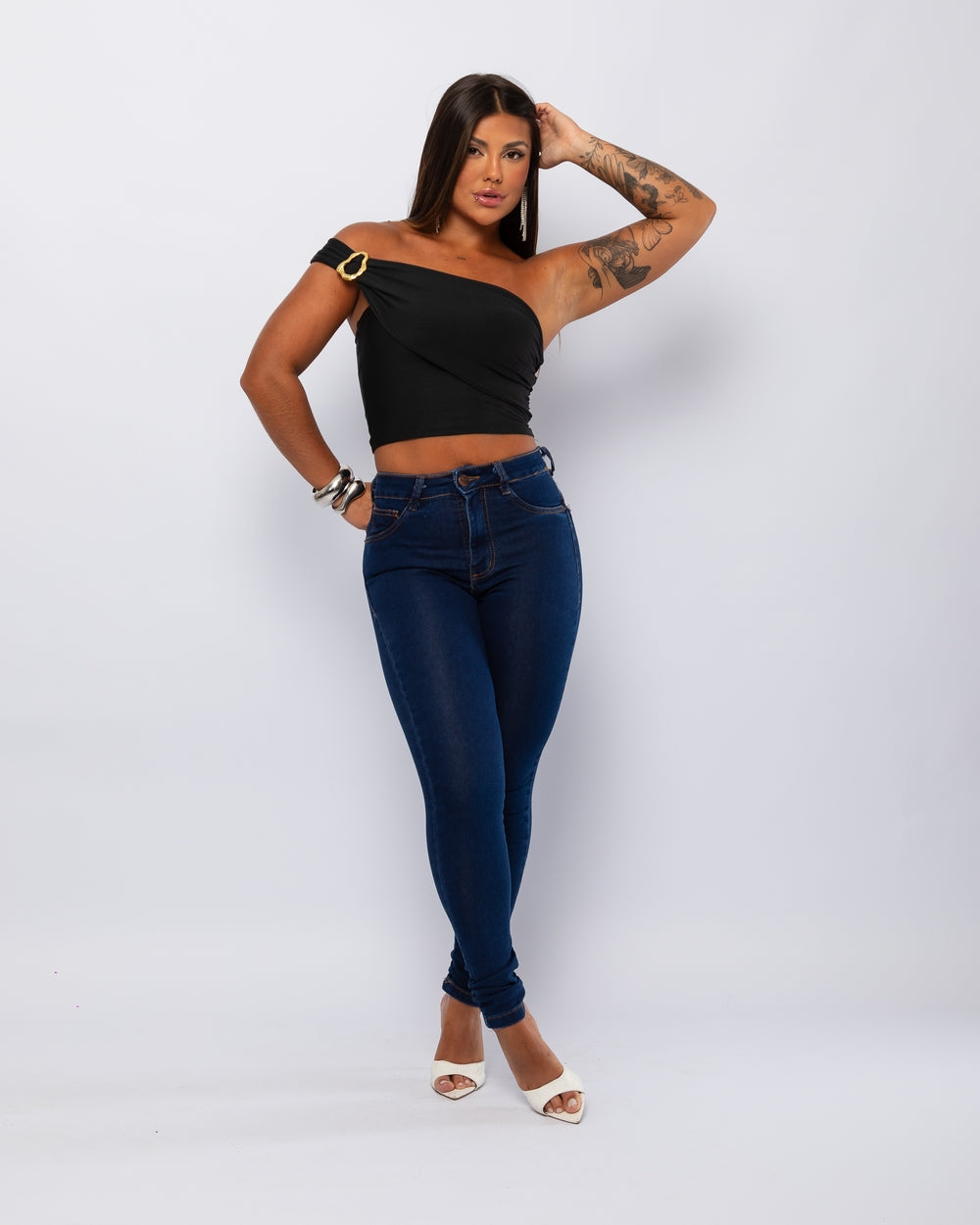 Calça Skinny Lycra Leona