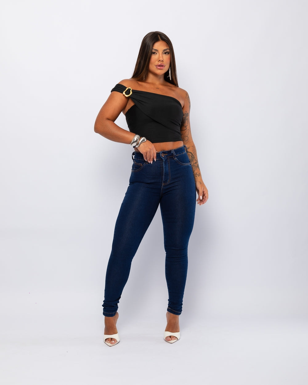 Calça Skinny Lycra Leona