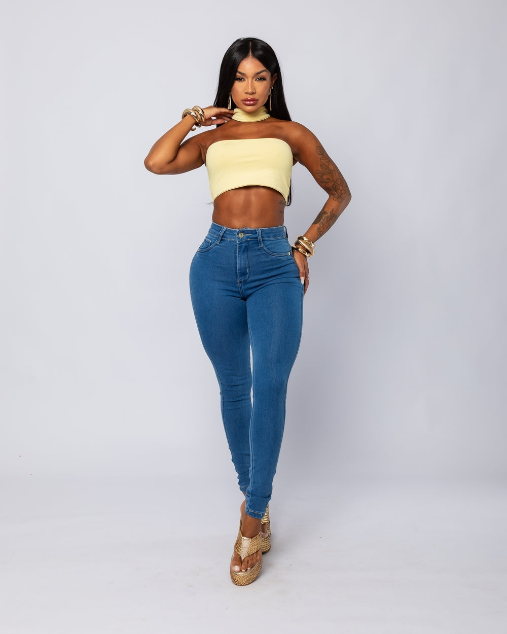 Calça Skinny Lycra Hebe