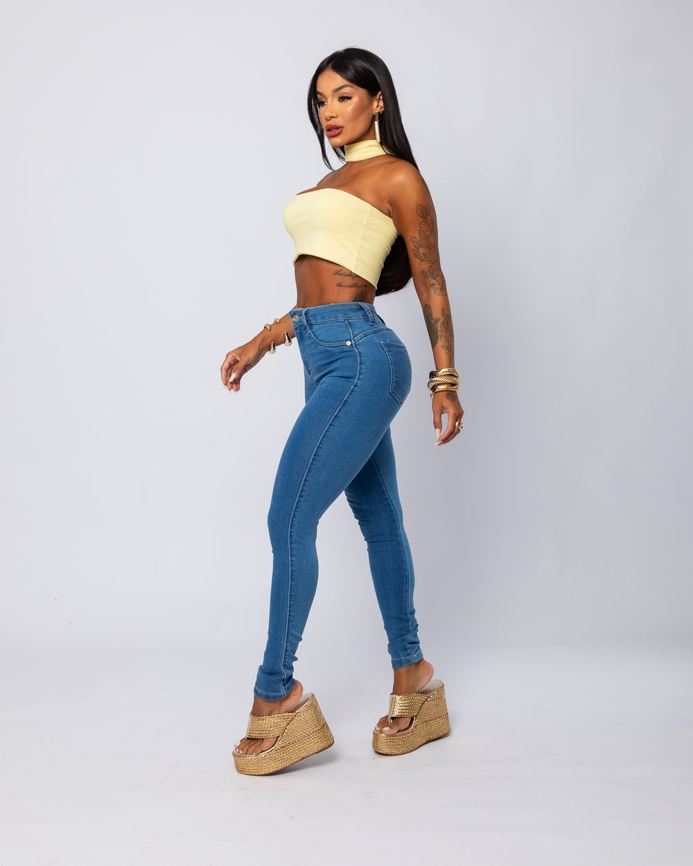 Calça Skinny Lycra Hebe