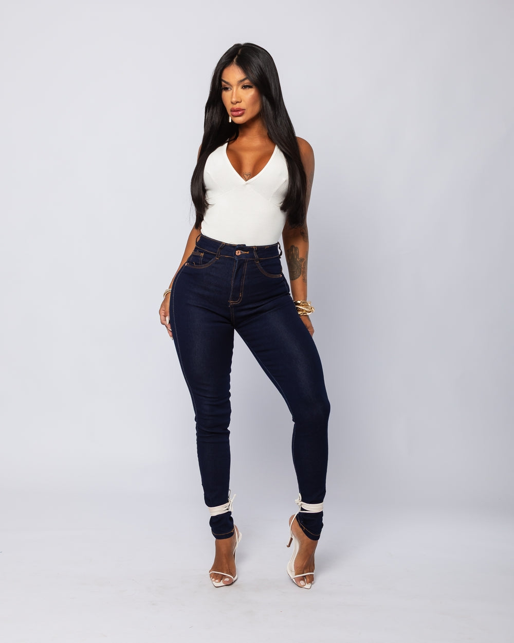 Calça Skinny Lycra Poly