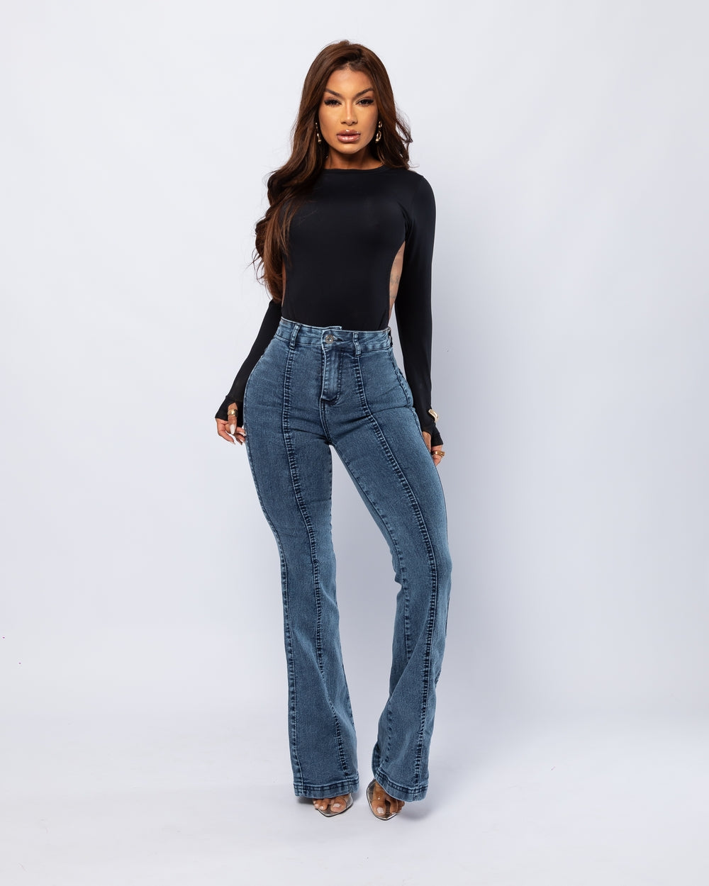Calça Flare Lycra Fatima