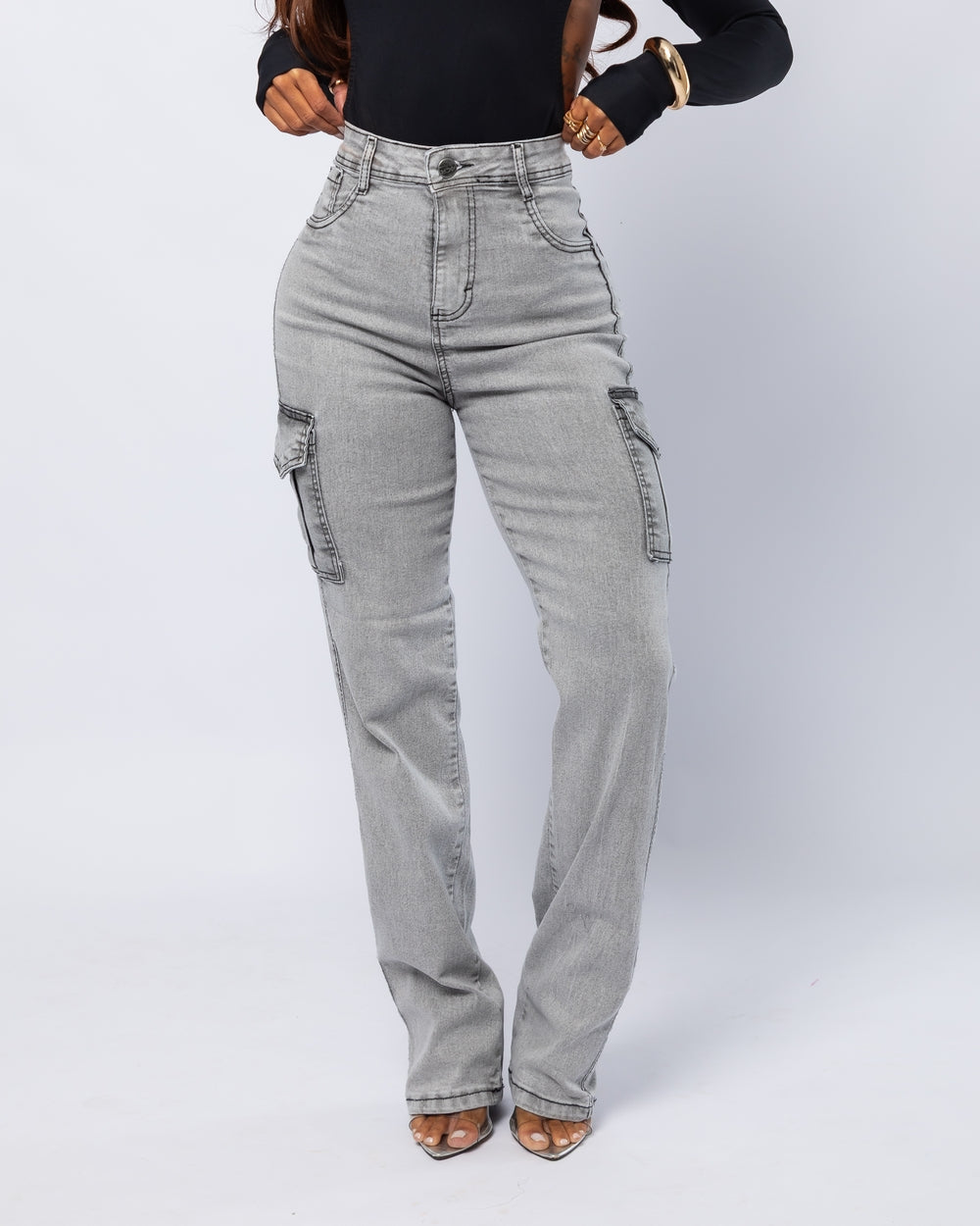 Calça Wide Leg Lycra Carol