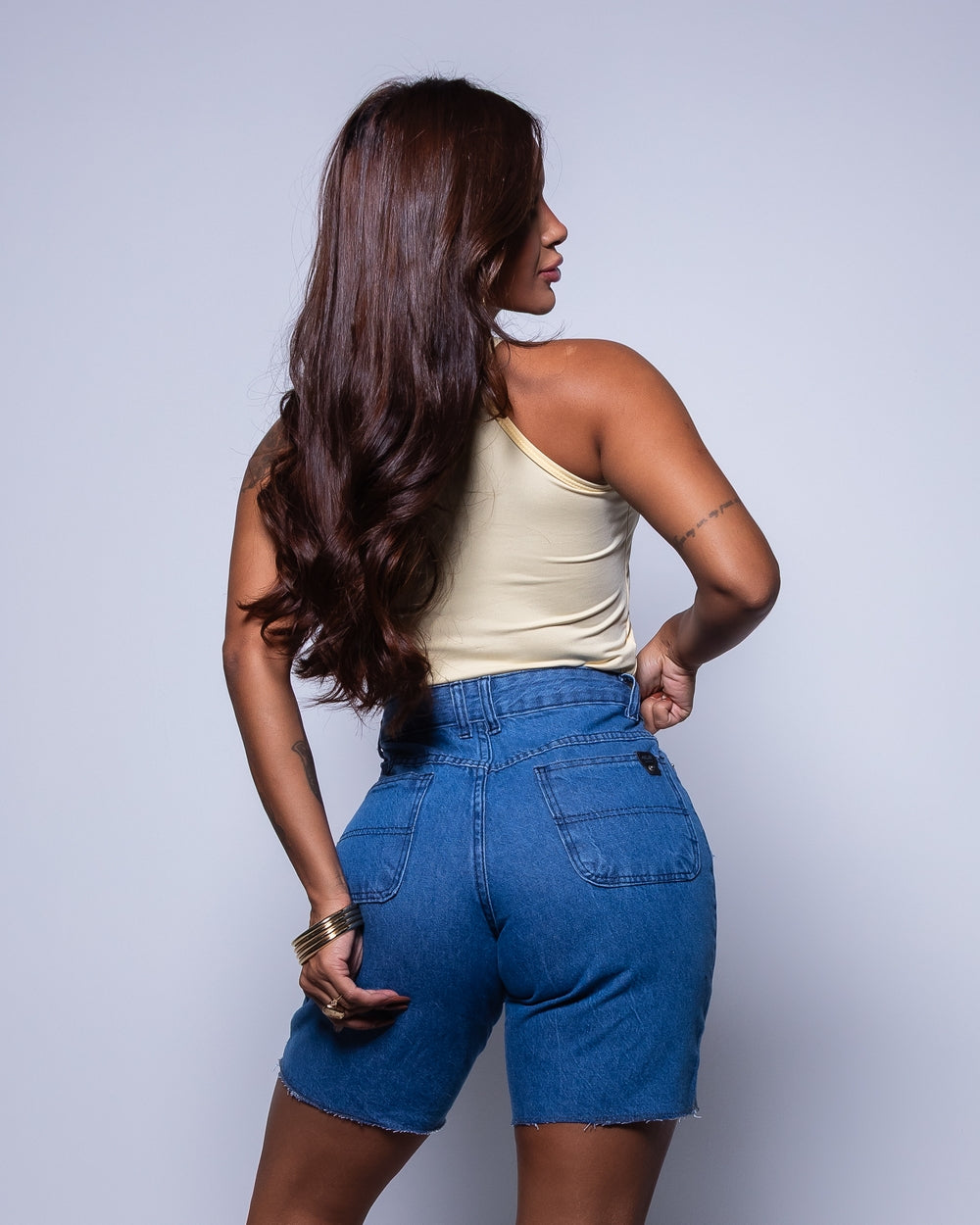 Bermuda Mom Jeans 100% Elis