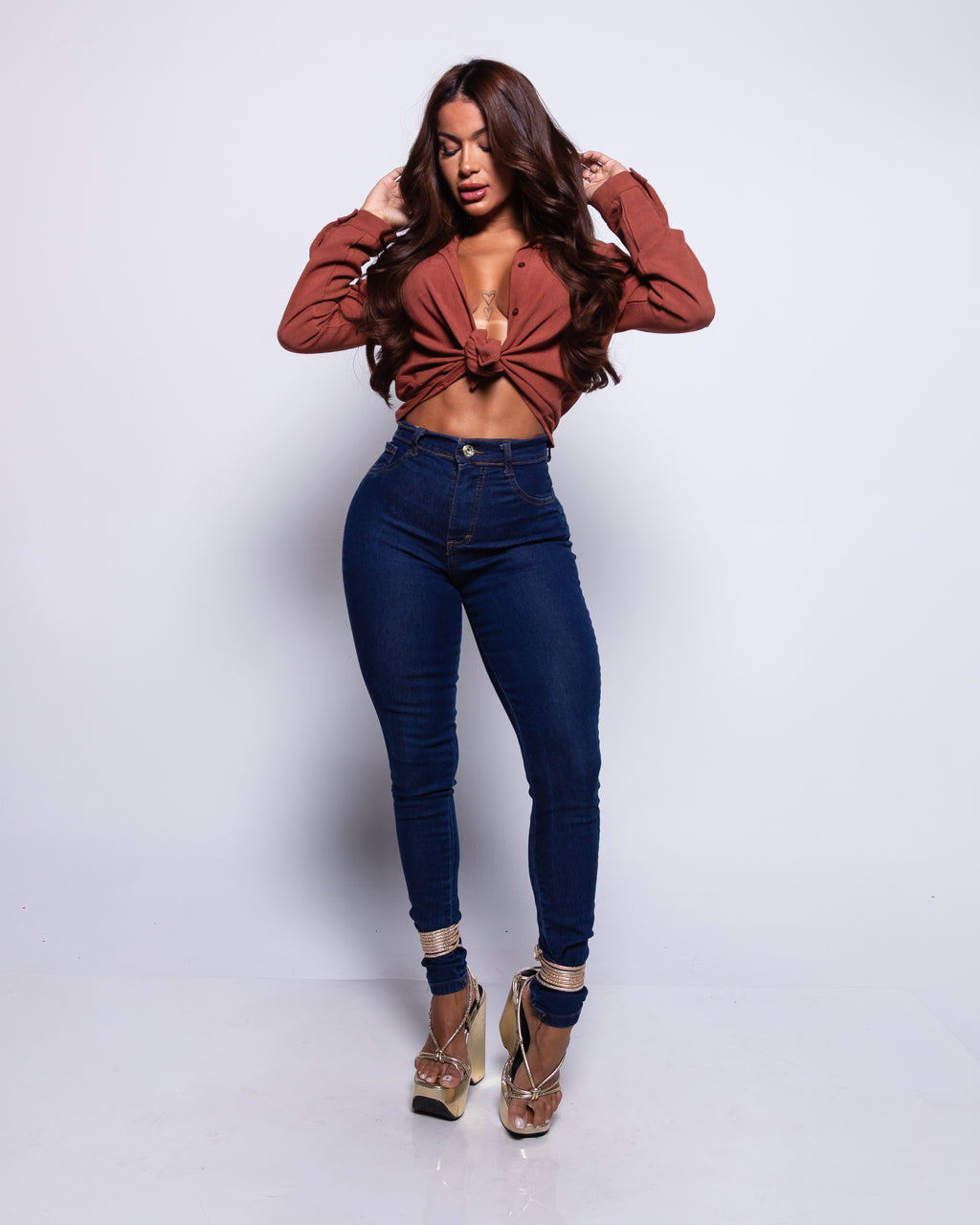 Calça Skinny Lycra Kamilly