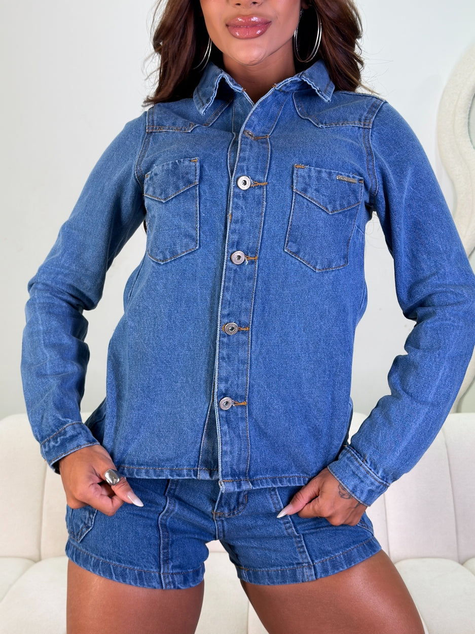 Camisa Jeans 100% Raquel