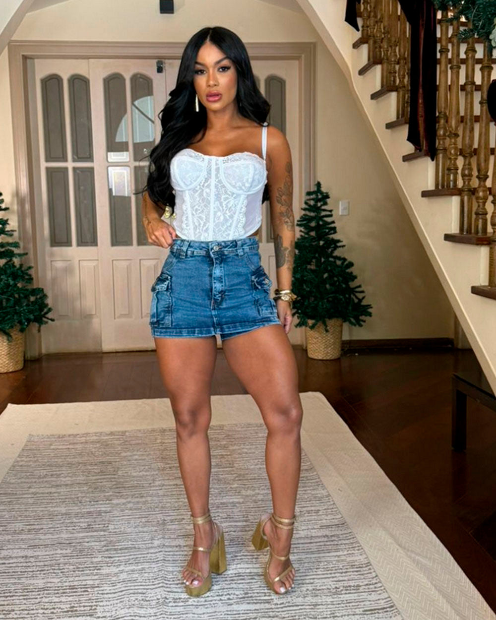 Short Saia Lycra Tina