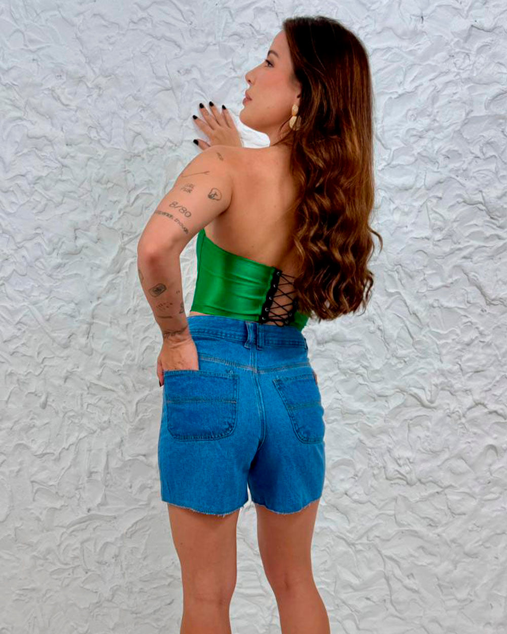 Short Mom Jeans 100% Arlete