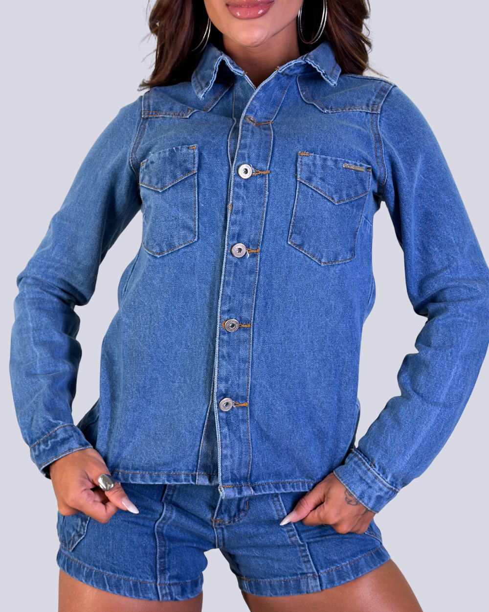 Camisa Jeans 100% Raquel