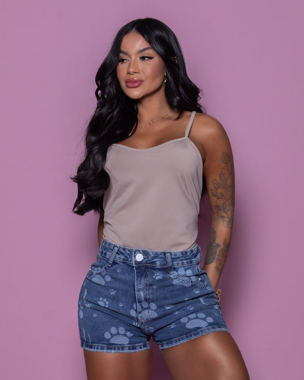 Short Lycra Hilda MARMORIZADO