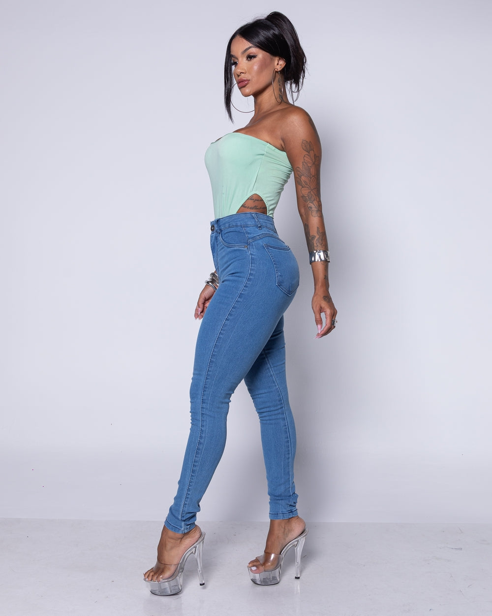 Calça Skinny Lycra Tata
